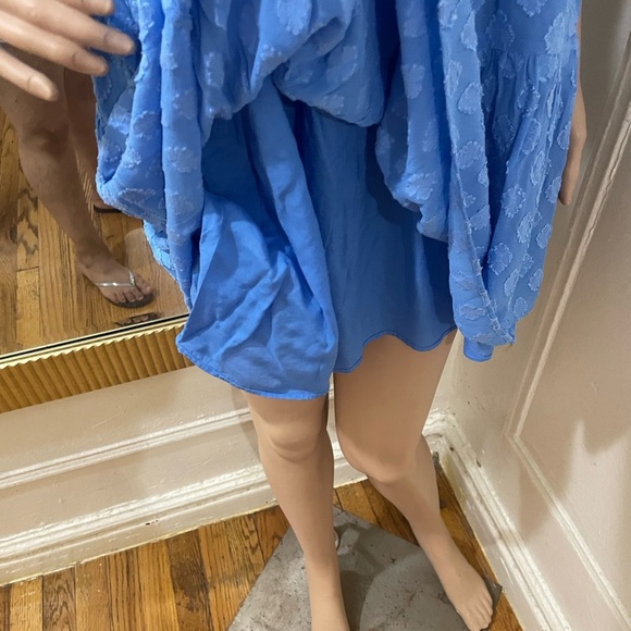 Lilly Pulitzer Blue Mini Dress with Ruffle Sleeves - Picture 7 of 13